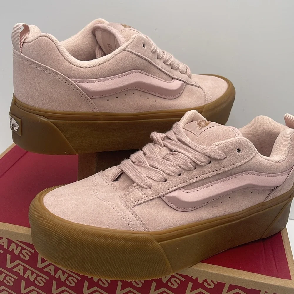 Vans WMNS Knu Stack Rose Smoke/Gum VN000CP6CYA Platforms Sneakers